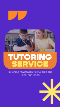 Kids Tutoring Service Instagram Reel