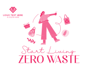 Living Zero Waste Postcard