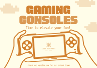 Gaming Consoles Sale Postcard