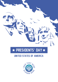 Mt. Rushmore Presidents' Day Poster