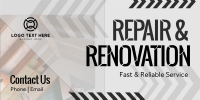 Repair & Renovation Twitter Post