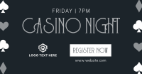 Casino Night Elegant Facebook Ad Image Preview