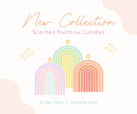 Rainbow Candle Collection Facebook Post