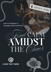 Find Calm Podcast Poster Image Preview