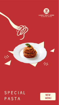 New Pasta Menu  Facebook Story