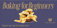 Baking for Beginners Twitter Post