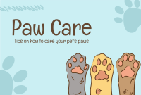 Paw Care Guide Pinterest Cover