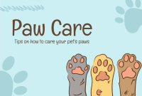 Paw Care Guide Pinterest Cover Image Preview