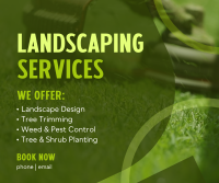 Professional Landscaping Facebook Post