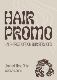 Fancy Hair Salon Flyer Design