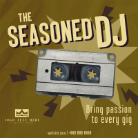 Seasoned DJ Cassette Instagram Post