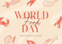 World Food Day Postcard example 3
