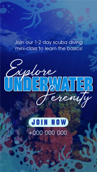 Scuba Diving Serenity Facebook Story