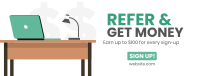 Refer And Get Money Facebook Cover