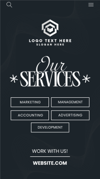 Elegant Our Services Instagram Reel Design