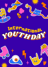 Youth Day Stickers Poster