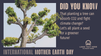 Earth Day Tree Planting Animation