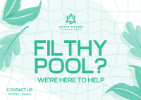 Filthy Pool? Postcard