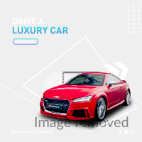 Luxury Car Rental Instagram Post