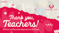 Teacher Week Greeting Animation