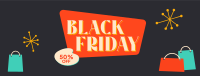 Retro Black Friday  Facebook Cover