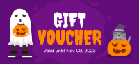 Halloween Discount Gift Certificate