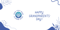 Grandparents Day Organic Abstract Twitter Post