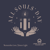 Remember Love, Honor Light Instagram Post Design