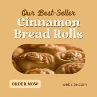 Best-seller Cinnamon Rolls Instagram Post Image Preview