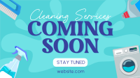 Coming Soon Cleaning Services Animation
