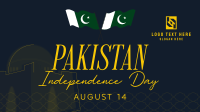 Celebrate Pakistan Independence Animation