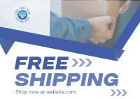 Limited Free Shipping Promo Postcard