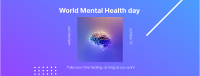Mental Health Day Celebration Facebook Cover Design