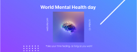 Mental Health Day Celebration Facebook Cover Image Preview