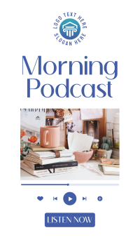 Morning Podcast Instagram Story