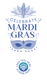 Celebrate Mardi Gras Instagram Story