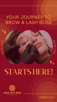 Lash Bliss Journey Instagram Story