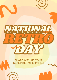 Swirly Retro Day Flyer