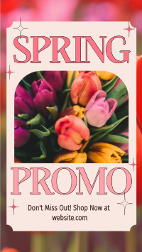 Contemporary Spring Promo Facebook Story