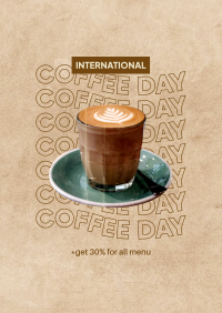 Hot Coffee Day Flyer