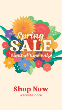 Spring Sale bouquet TikTok Video