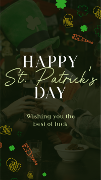 Shamrock Saint Patrick Facebook Story