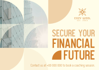 Financial Future Security Postcard Image Preview