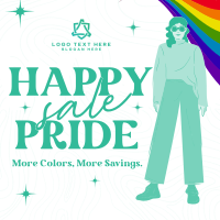 Modern Happy Pride Month Sale  Instagram Post