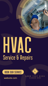 HVAC Technician Instagram Reel Image Preview