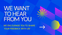 Gradient Customer Feedback Facebook Event Cover