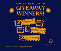 Giveaway Winners Stamp Facebook Post