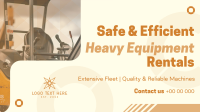 Corporate Heavy Equipment Rentals Facebook Event Cover