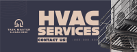 Y2K HVAC Service Facebook Cover Image Preview