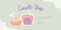 Scented  Candles Twitter Post